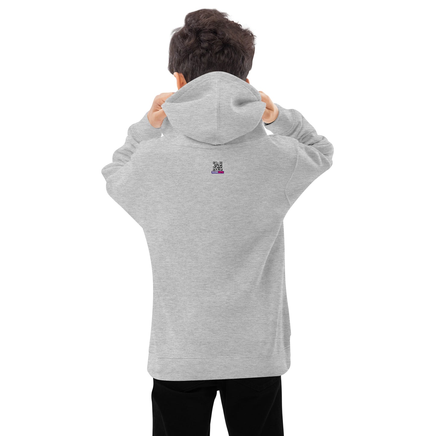 Kids Fleece Hoodie with MicroPets Hoge Pet