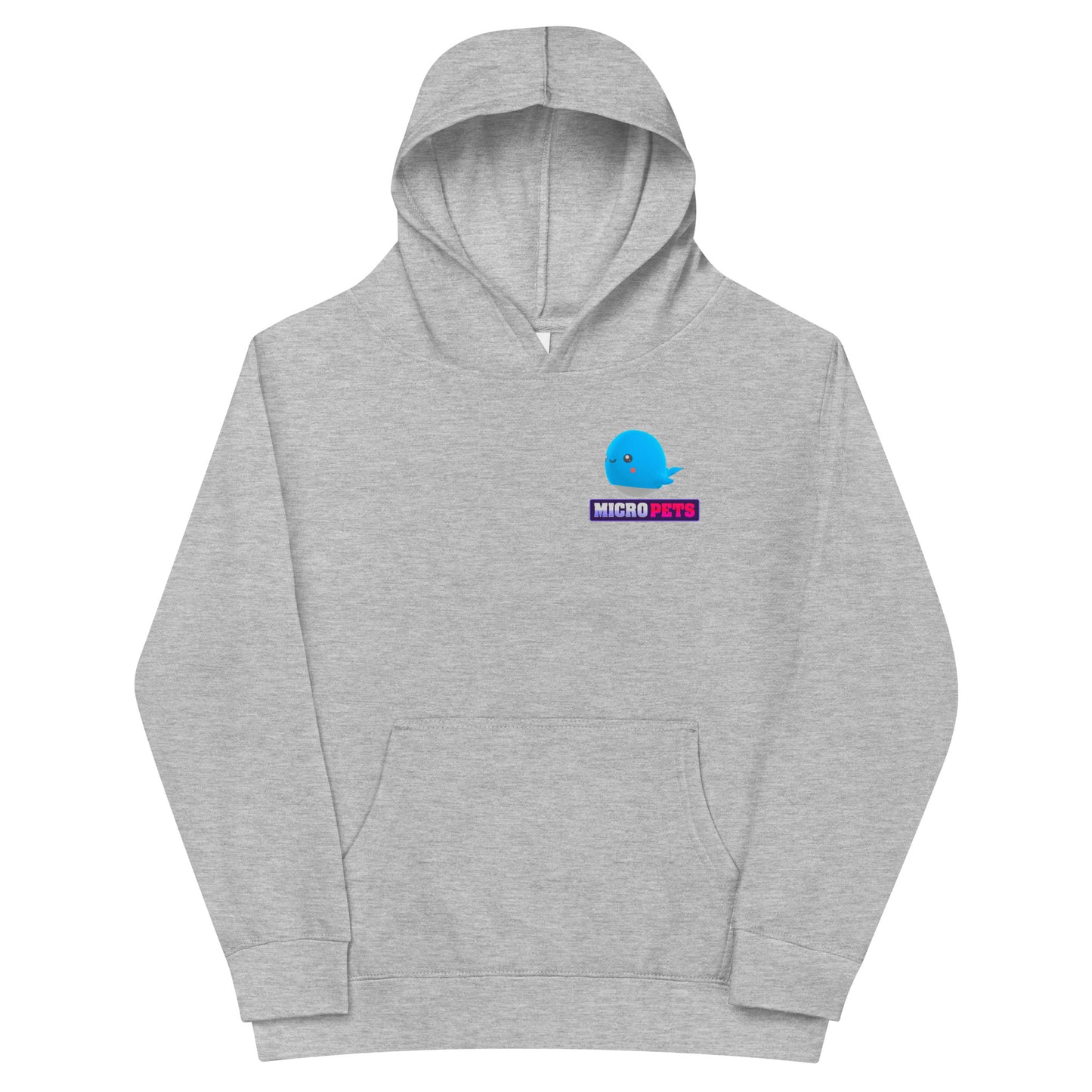 Kids MicroPets Whale Fleece Hoodie