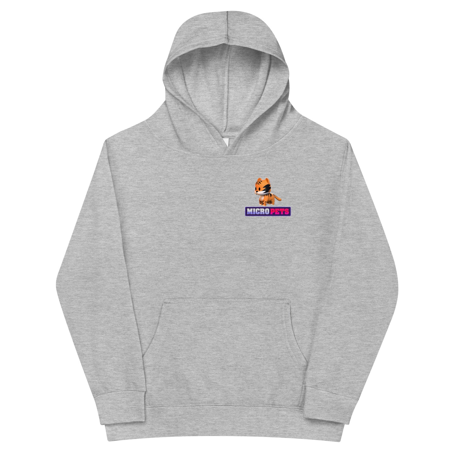 Kids MicroPets Tiger Fleece Hoodie