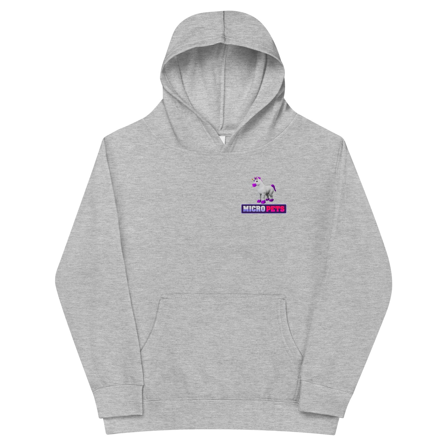 Kids MicroPets Unicorn Fleece Hoodie
