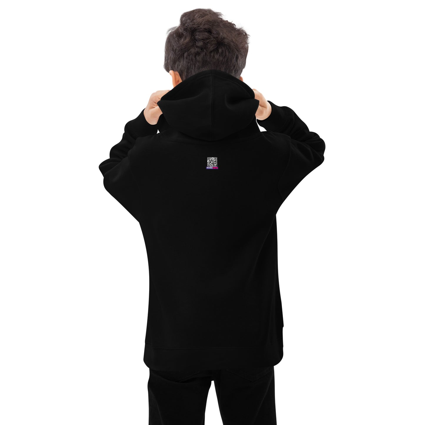 Kids Fleece Hoodie with MicroPets Hoge Pet