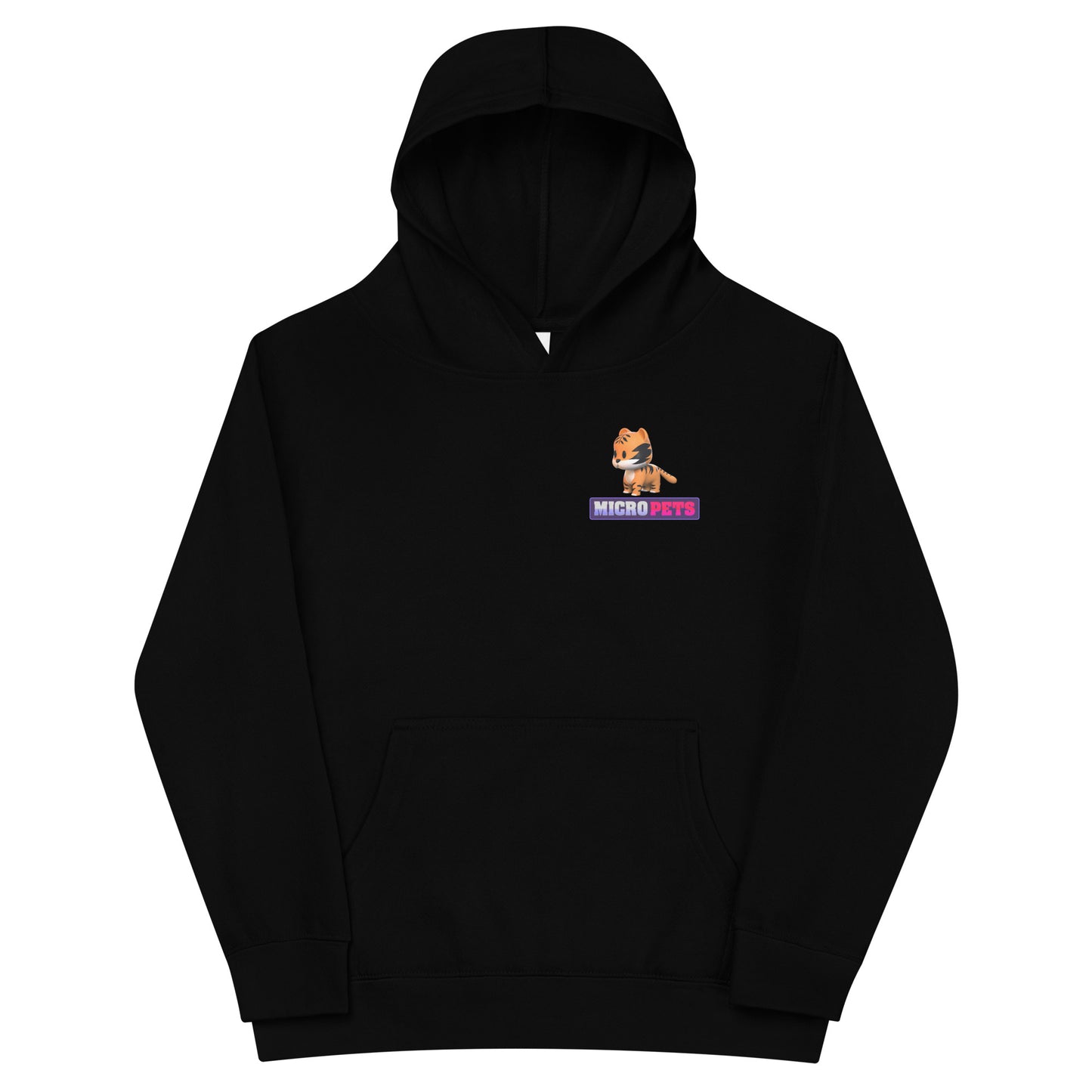 Kids MicroPets Tiger Fleece Hoodie