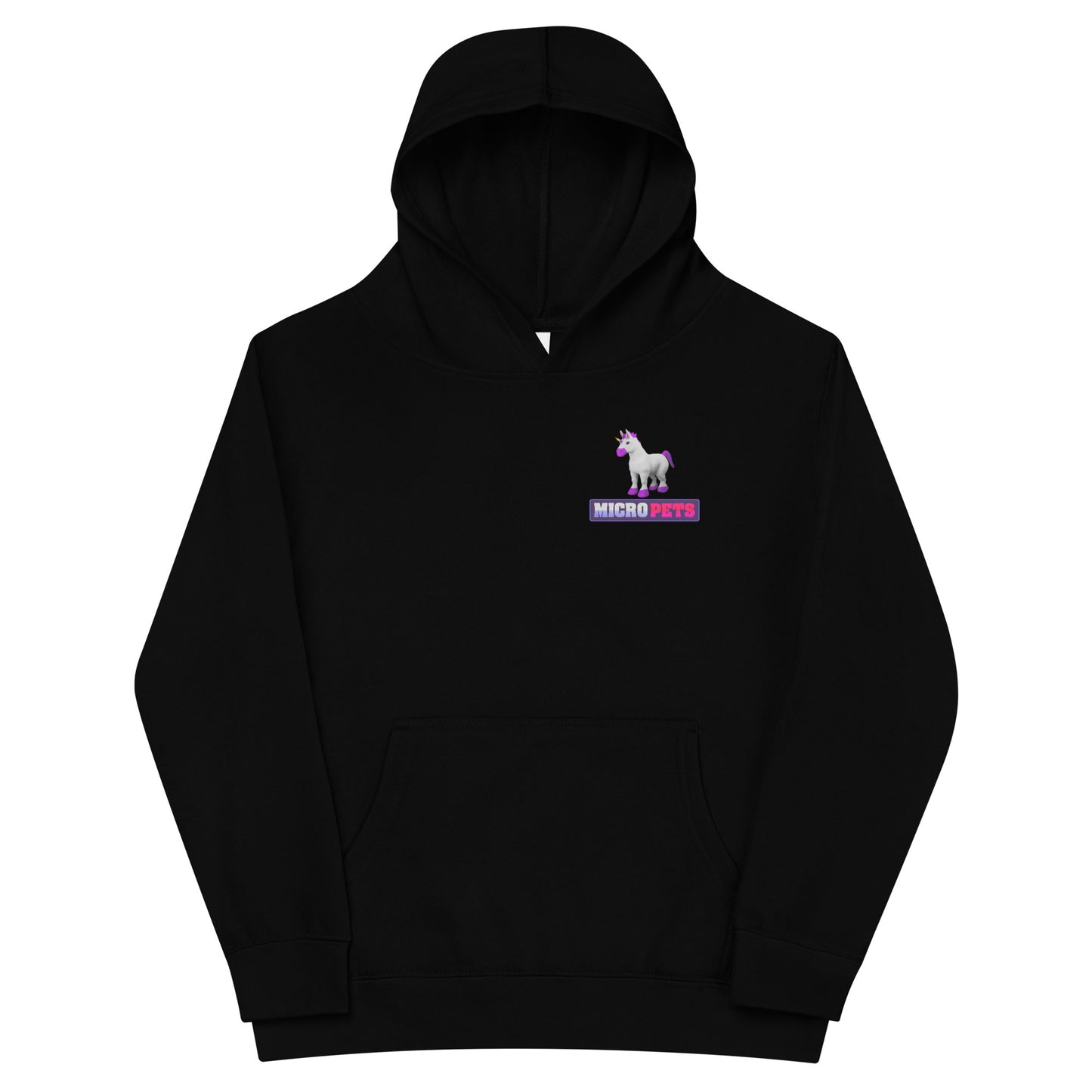 Kids MicroPets Unicorn Fleece Hoodie