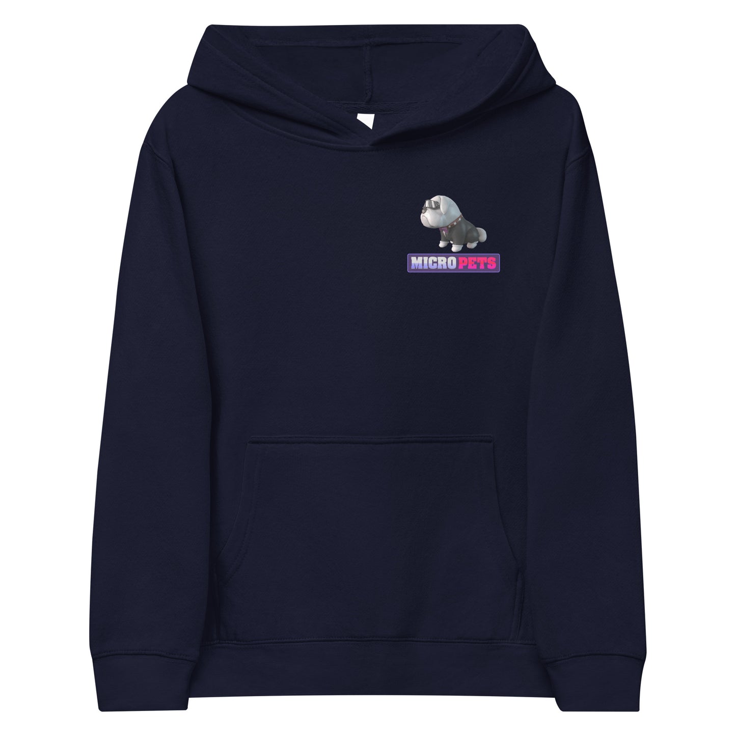 Kids Fleece Hoodie with MicroPets Hoge Pet