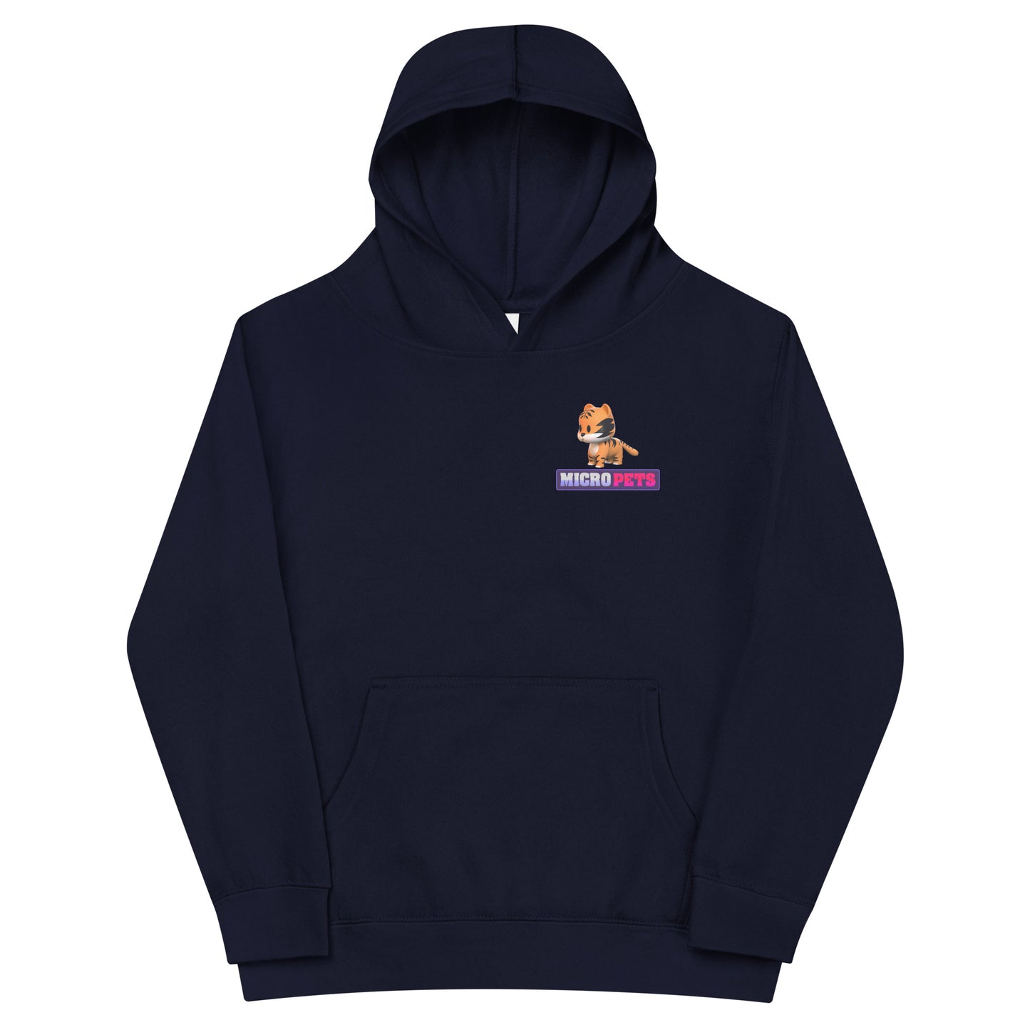 Kids MicroPets Tiger Fleece Hoodie
