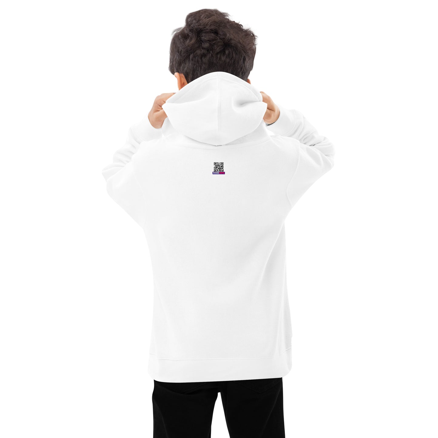 Kids Fleece Hoodie with MicroPets Hoge Pet