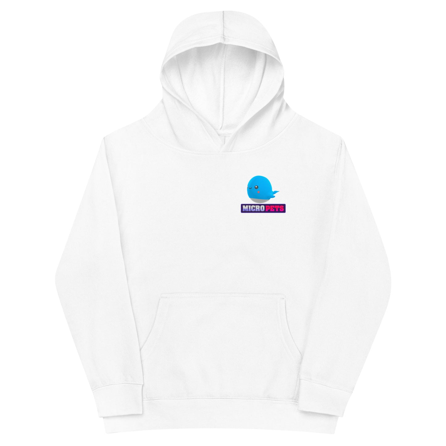Kids MicroPets Whale Fleece Hoodie
