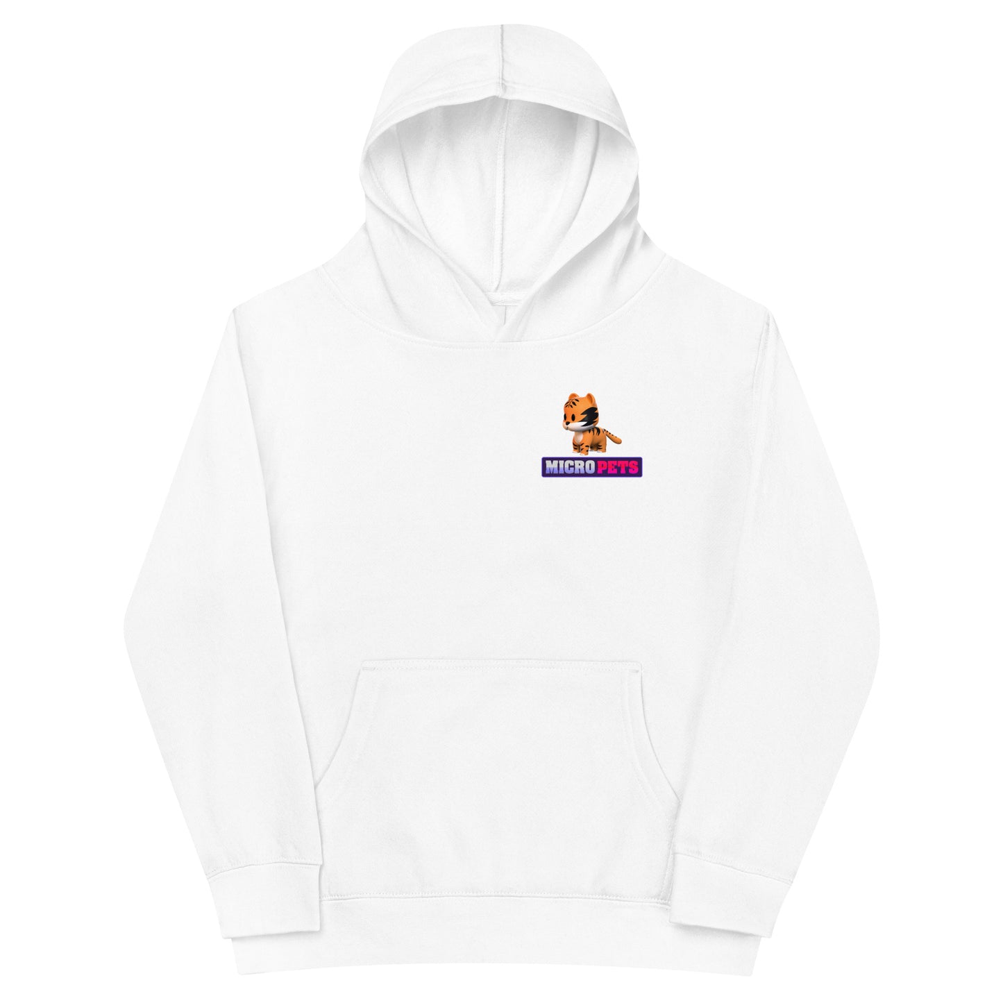 Kids MicroPets Tiger Fleece Hoodie