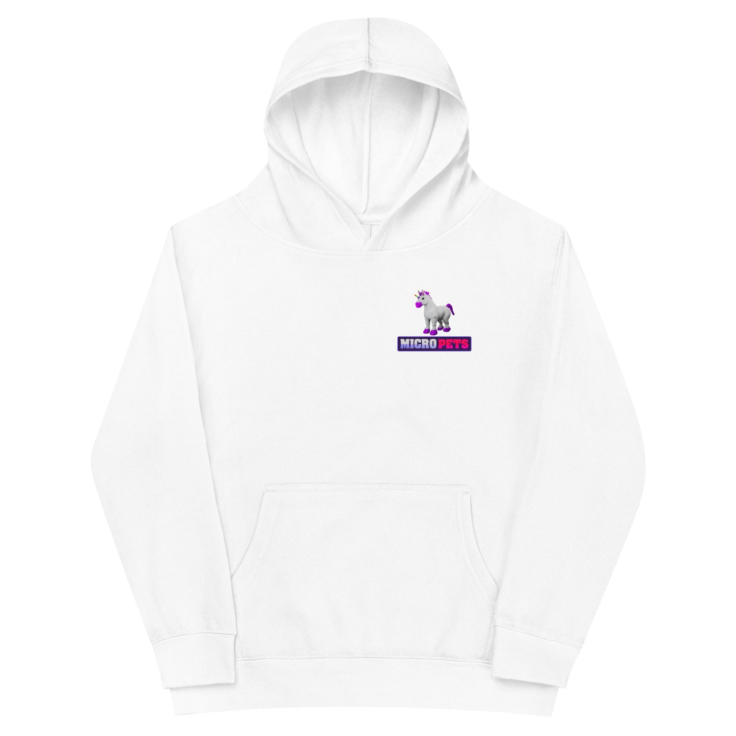 Kids MicroPets Unicorn Fleece Hoodie