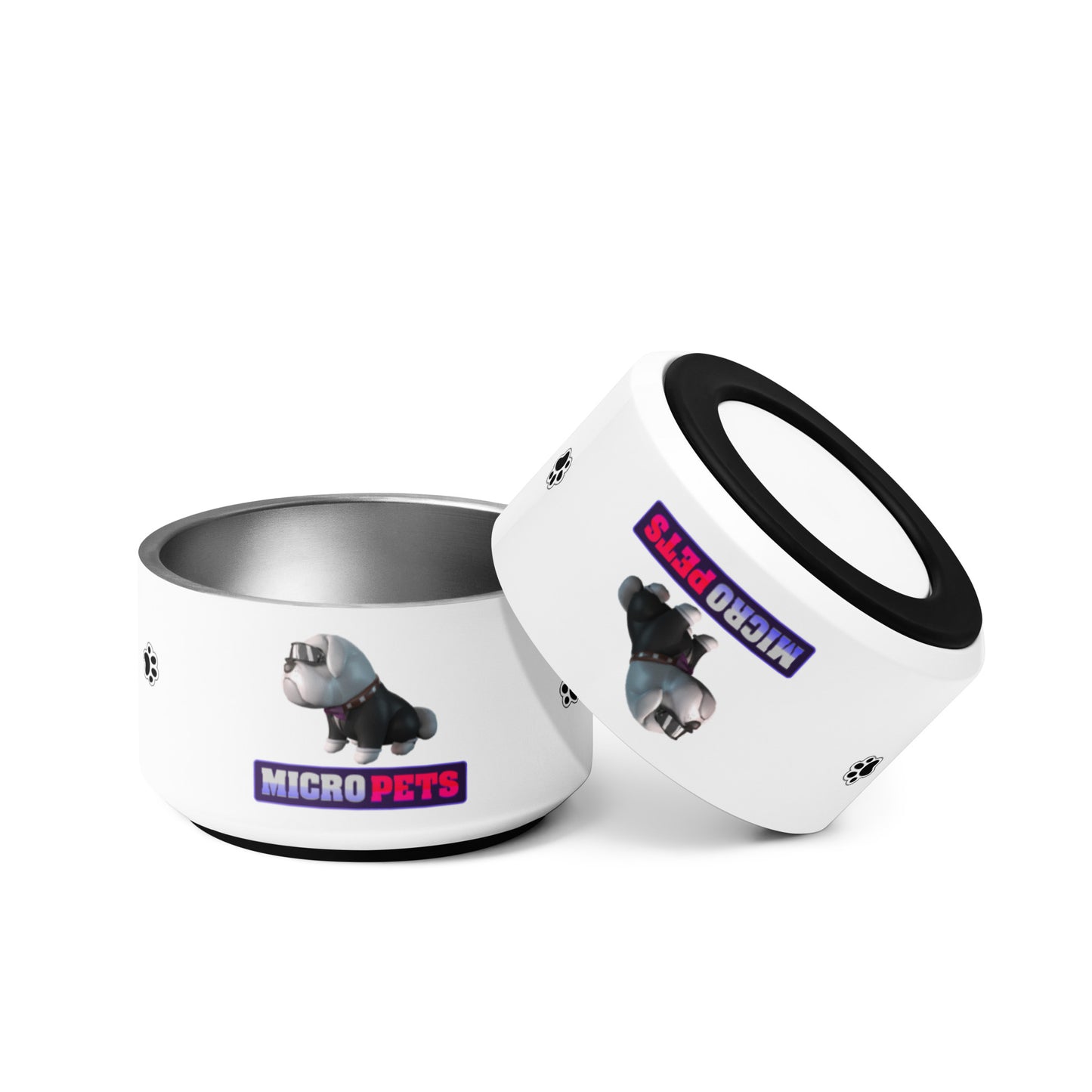 MicroPets Hoge Pet Premium Stainless Steel Pet Bowl