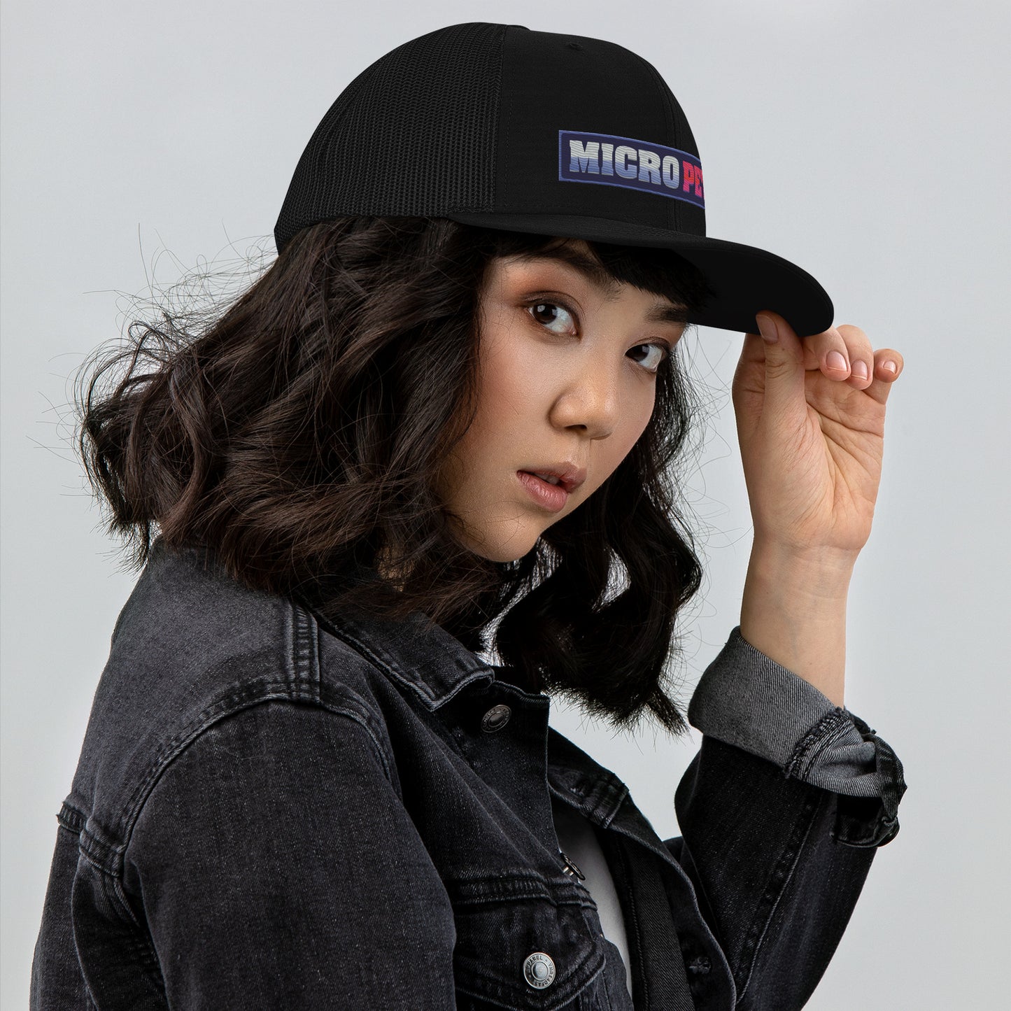 Micropets Embroidered Logo Trucker Cap