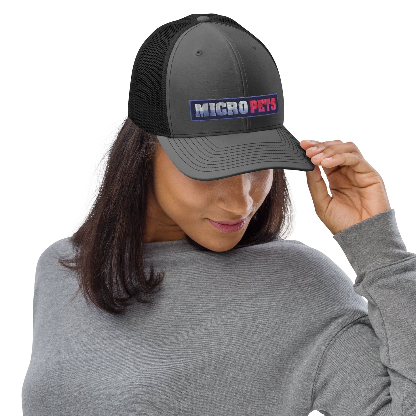 Micropets Embroidered Logo Trucker Cap