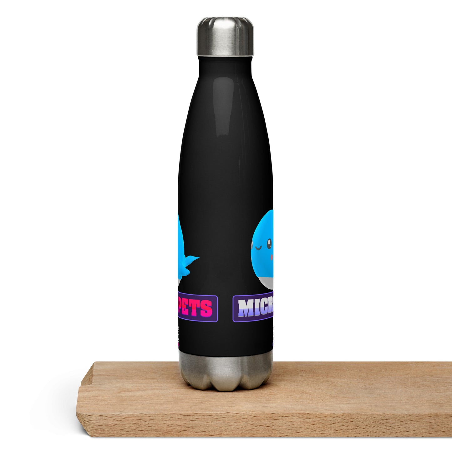 MicroPets Whale Stainless Steel Water Bottle