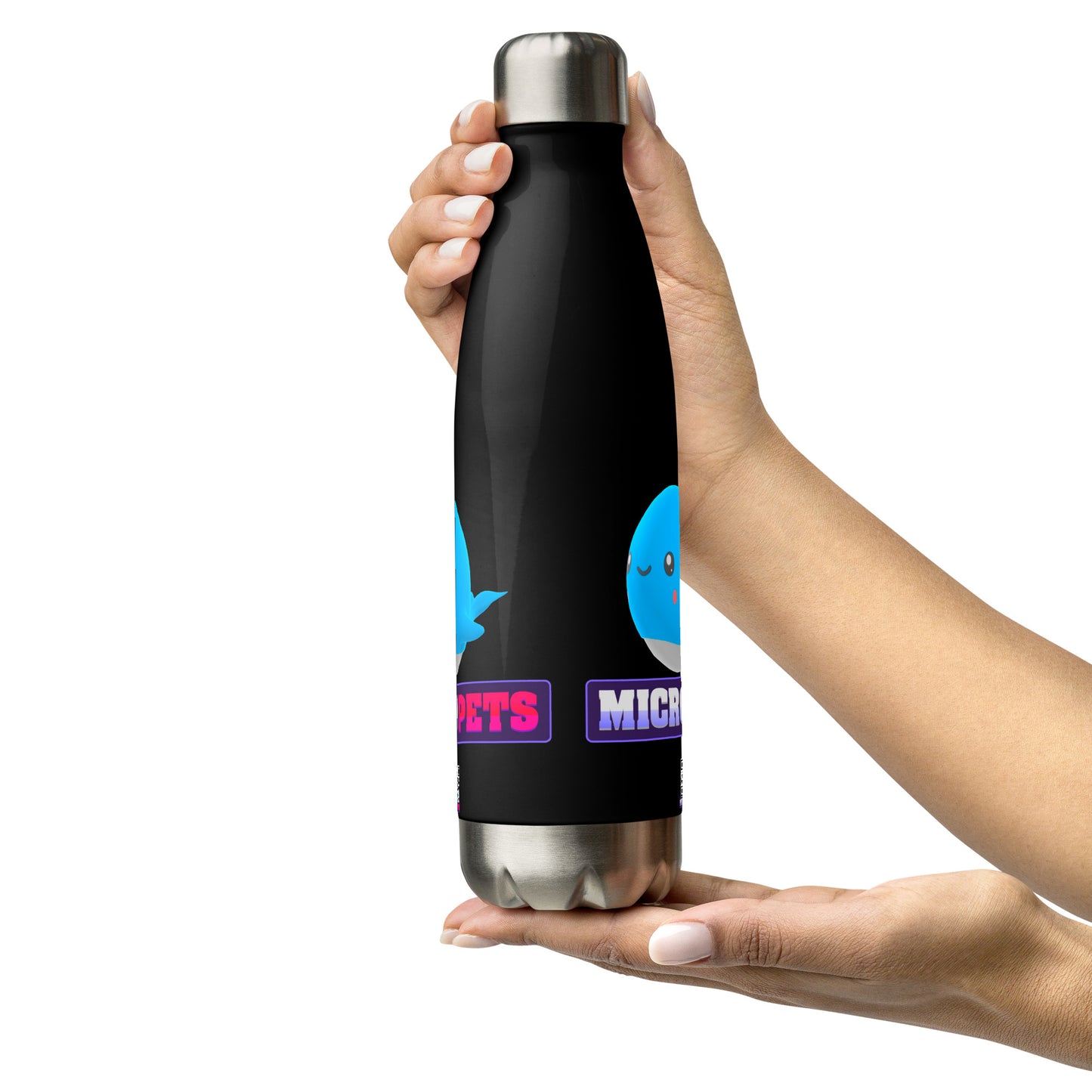 MicroPets Whale Stainless Steel Water Bottle