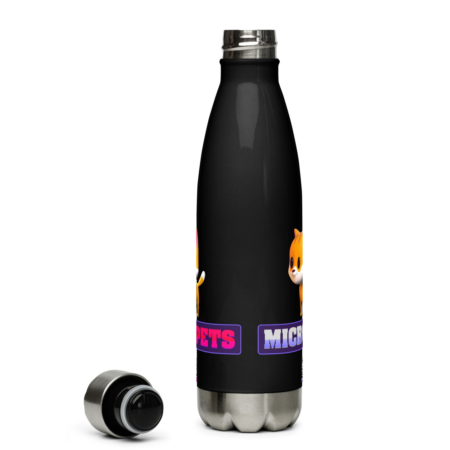 MicroPets Cate Stainless Steel Water Bottle