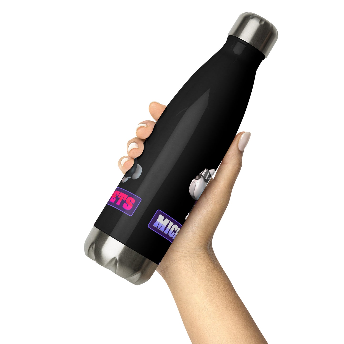 MicroPets Hoge Pet Stainless Steel Water Bottle