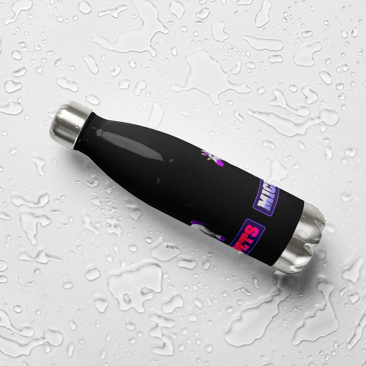 MicroPets Unicorn Stainless Steel Water Bottle