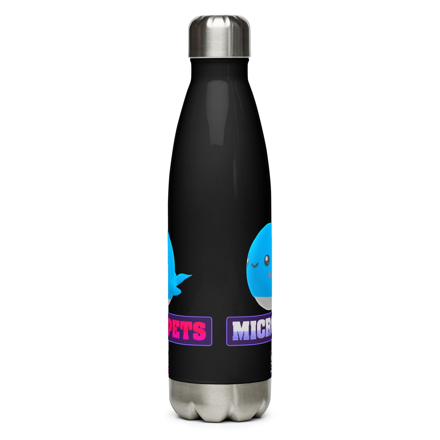 MicroPets Whale Stainless Steel Water Bottle