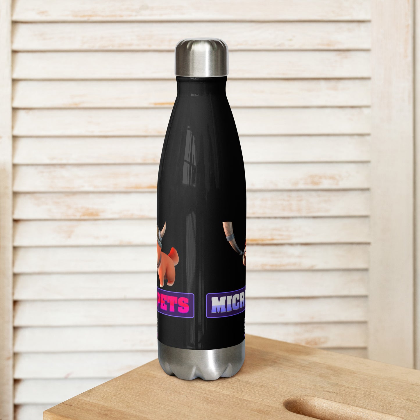 MicroPets Floki Stainless Steel Water Bottle