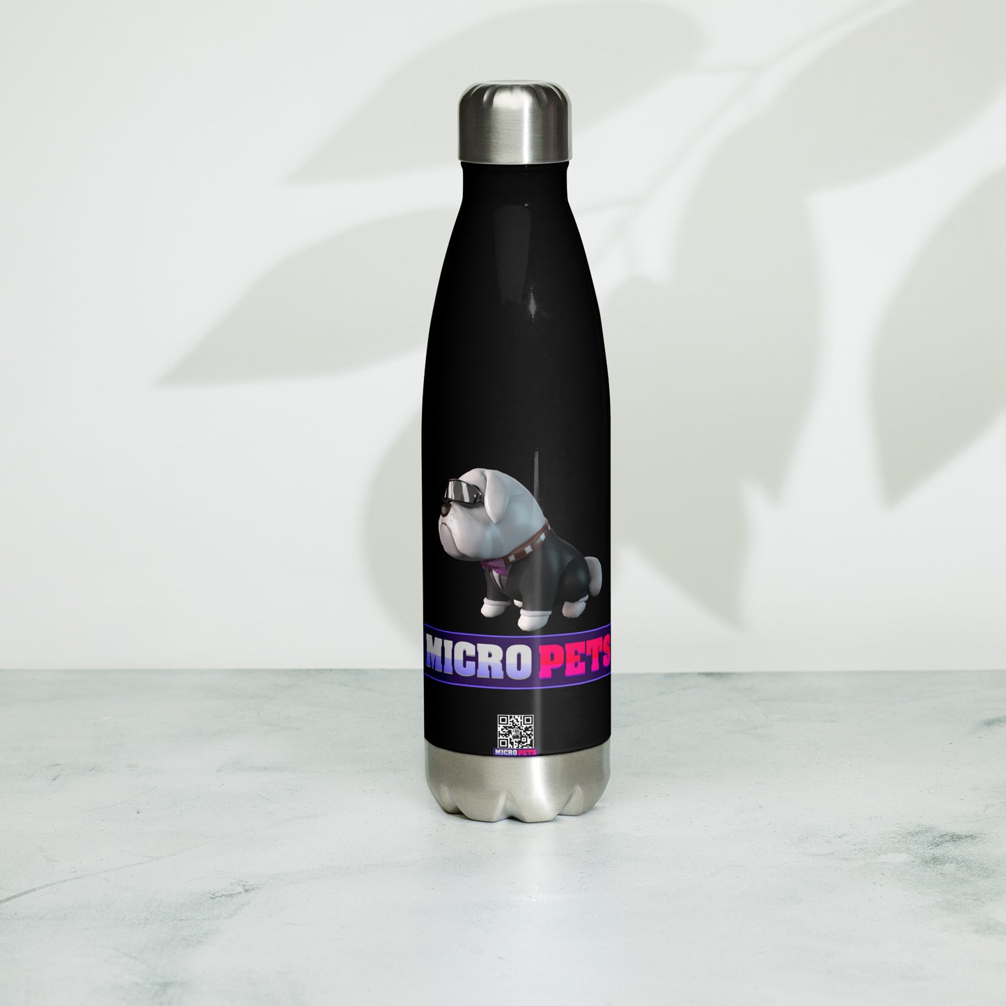 MicroPets Hoge Pet Stainless Steel Water Bottle
