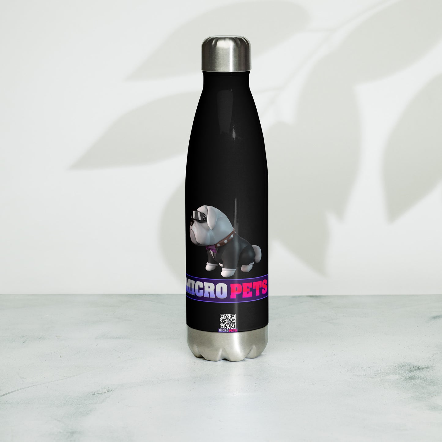 MicroPets Hoge Pet Stainless Steel Water Bottle
