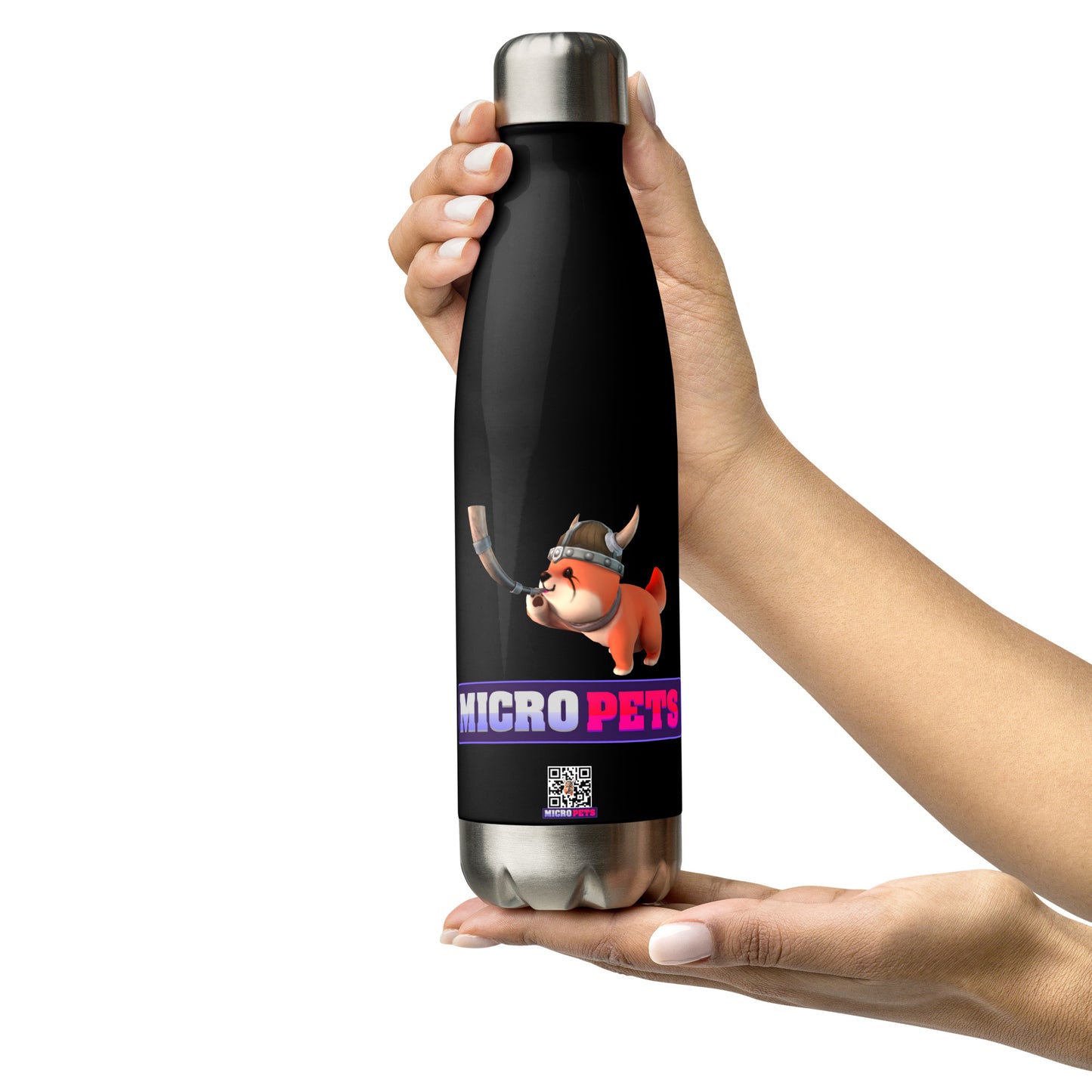 MicroPets Floki Stainless Steel Water Bottle