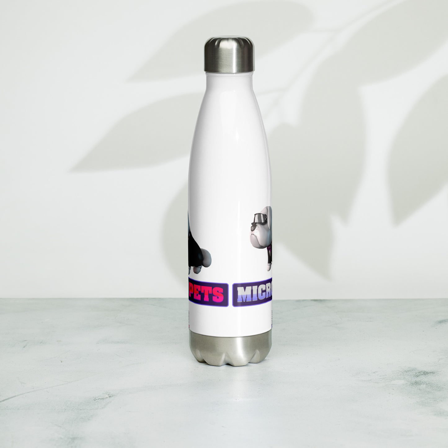 MicroPets Hoge Pet Stainless Steel Water Bottle