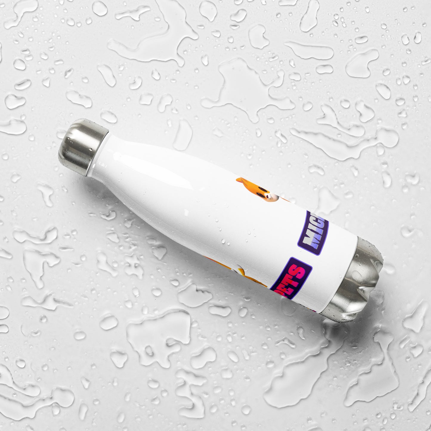 MicroPets Cate Stainless Steel Water Bottle