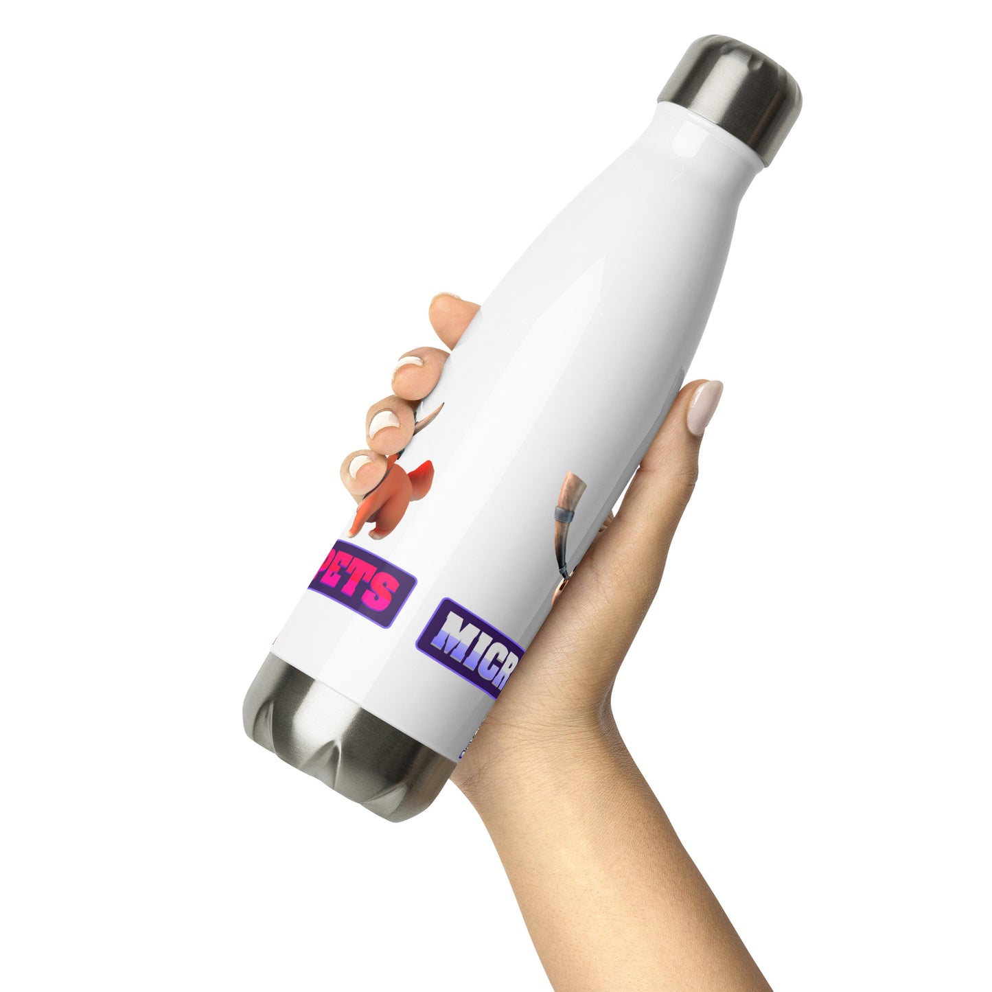 MicroPets Floki Stainless Steel Water Bottle