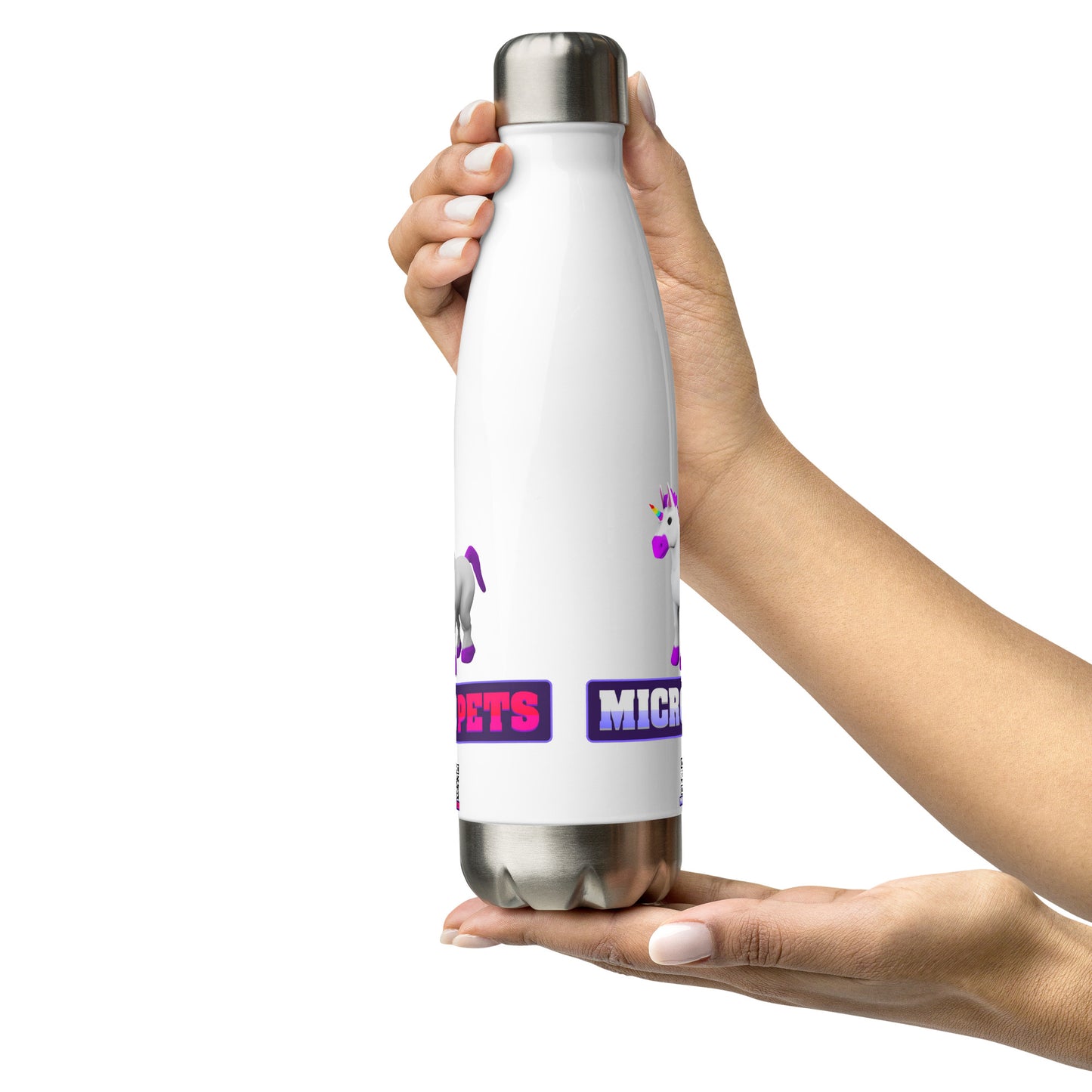 MicroPets Unicorn Stainless Steel Water Bottle