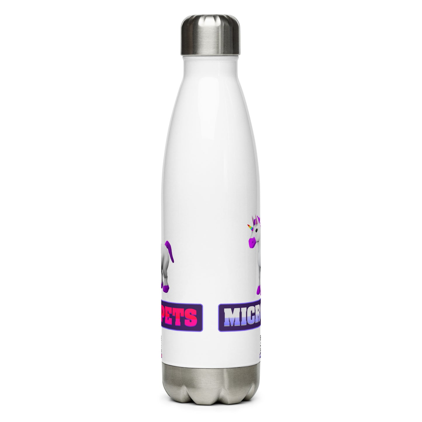MicroPets Unicorn Stainless Steel Water Bottle
