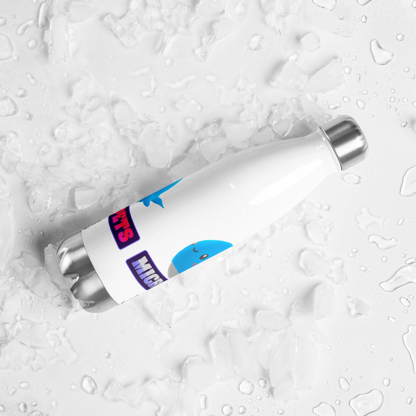 MicroPets Whale Stainless Steel Water Bottle