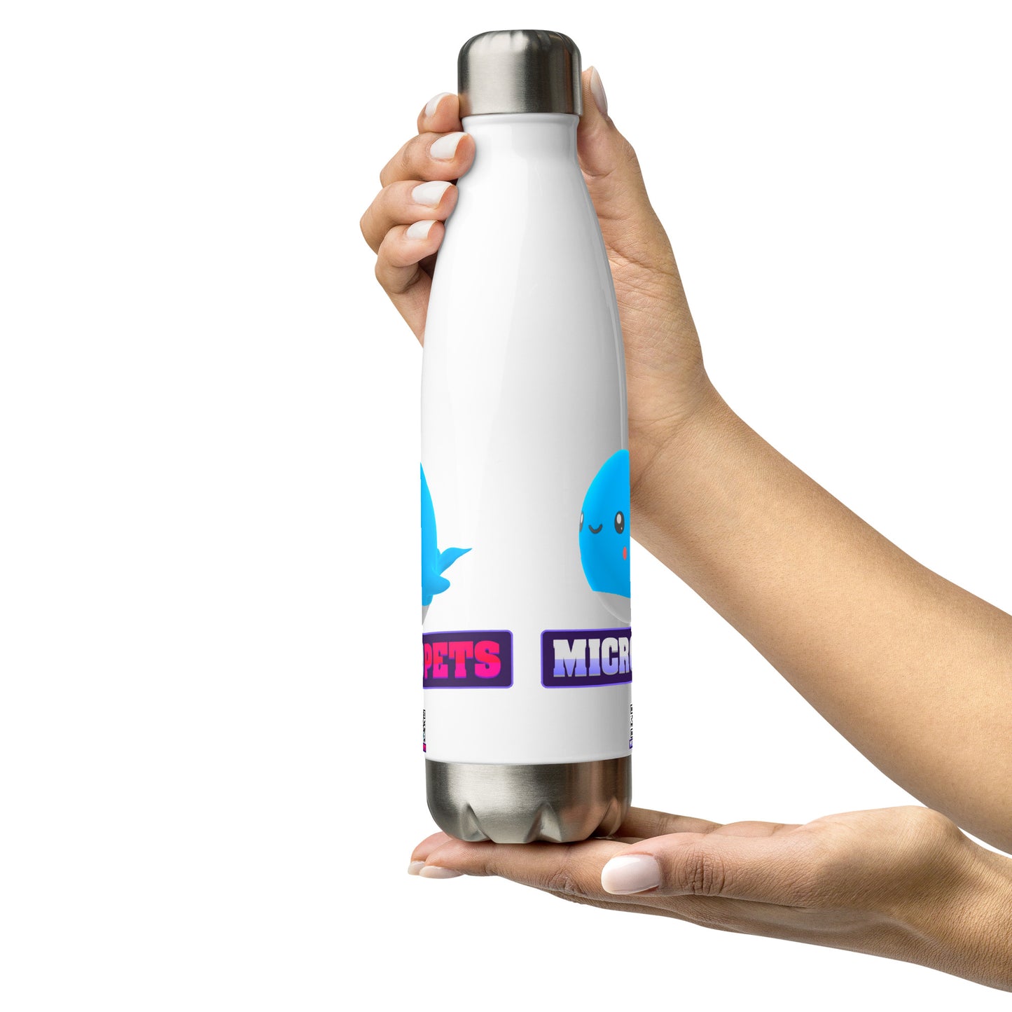 MicroPets Whale Stainless Steel Water Bottle