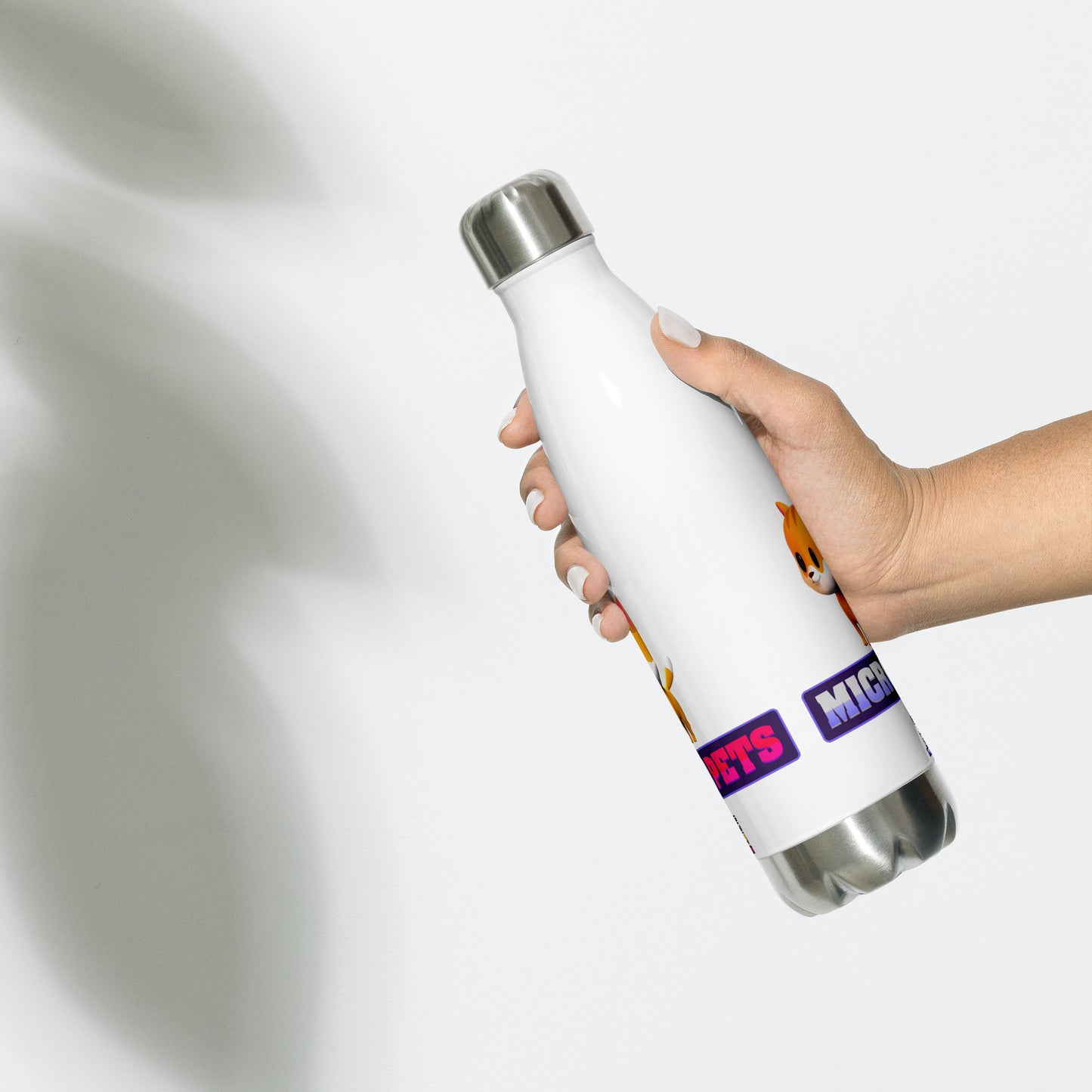 MicroPets Cate Stainless Steel Water Bottle
