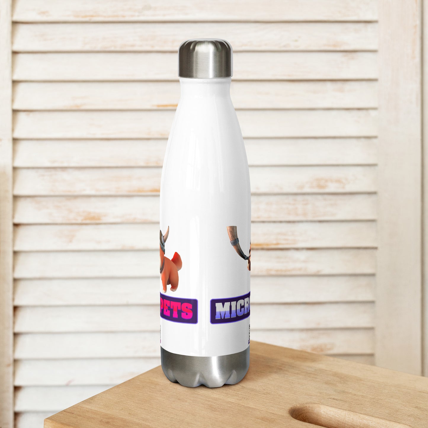 MicroPets Floki Stainless Steel Water Bottle