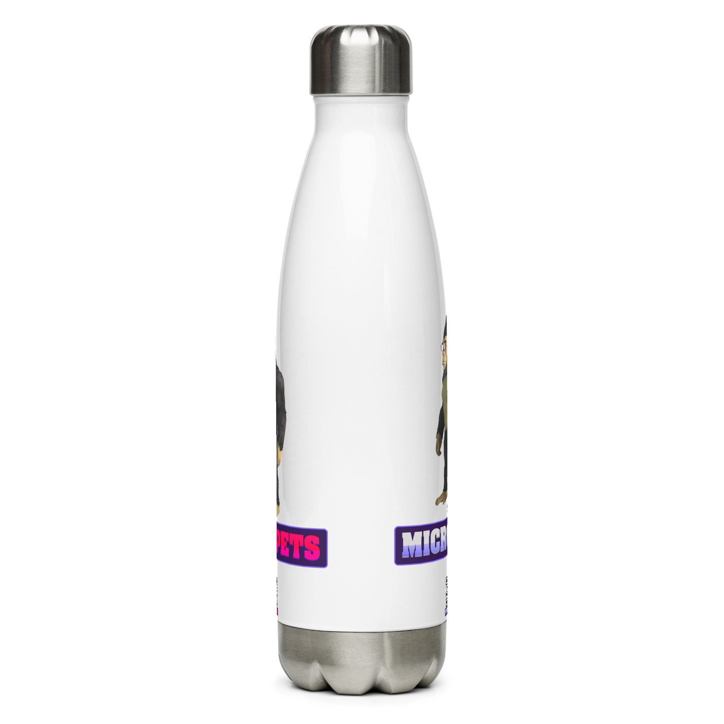 MicroPets Feg Stainless Steel Water Bottle