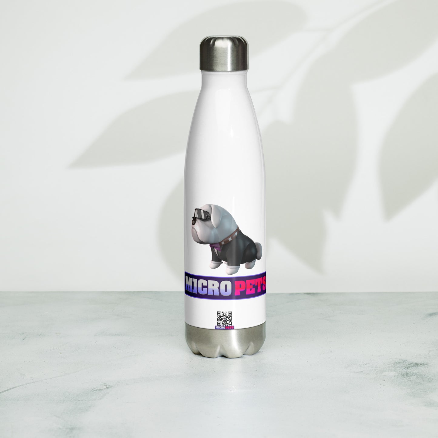 MicroPets Hoge Pet Stainless Steel Water Bottle