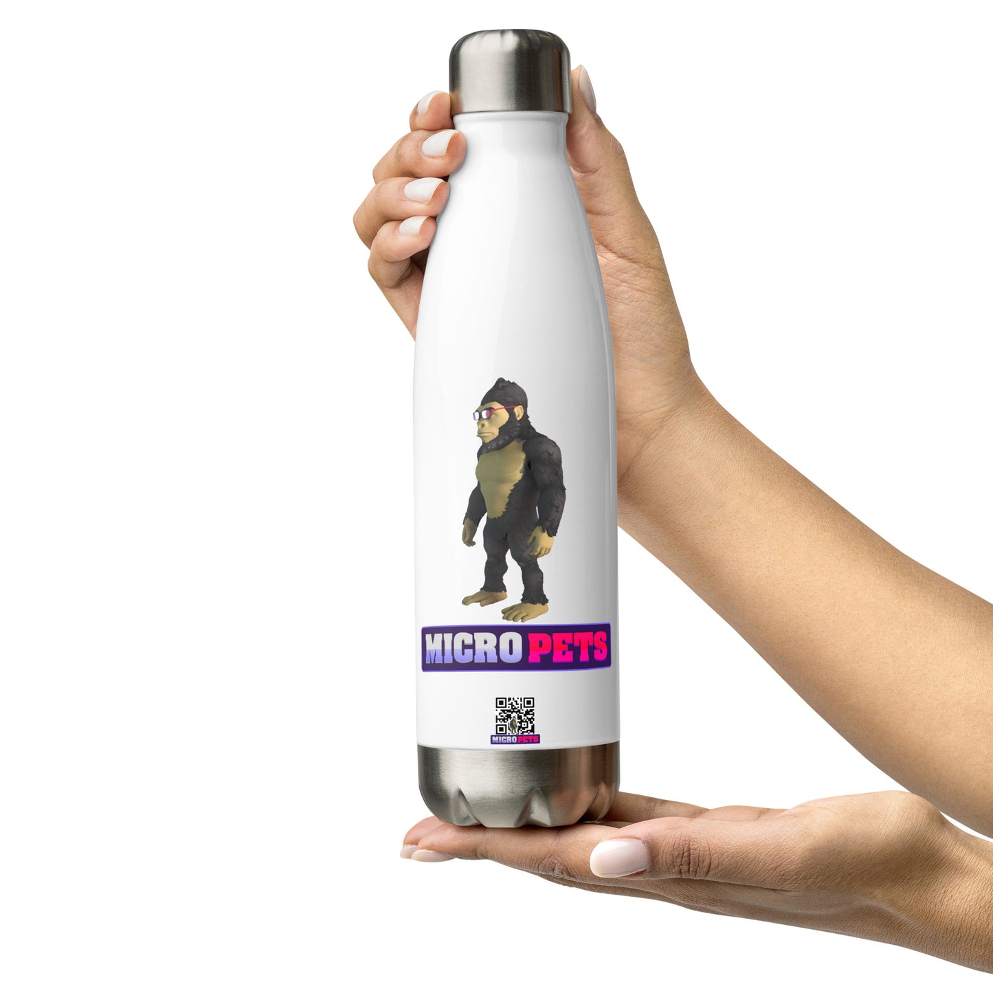MicroPets Feg Stainless Steel Water Bottle