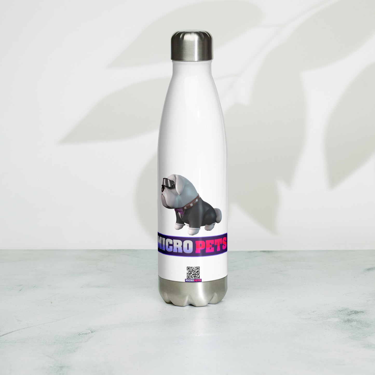 MicroPets Hoge Pet Stainless Steel Water Bottle