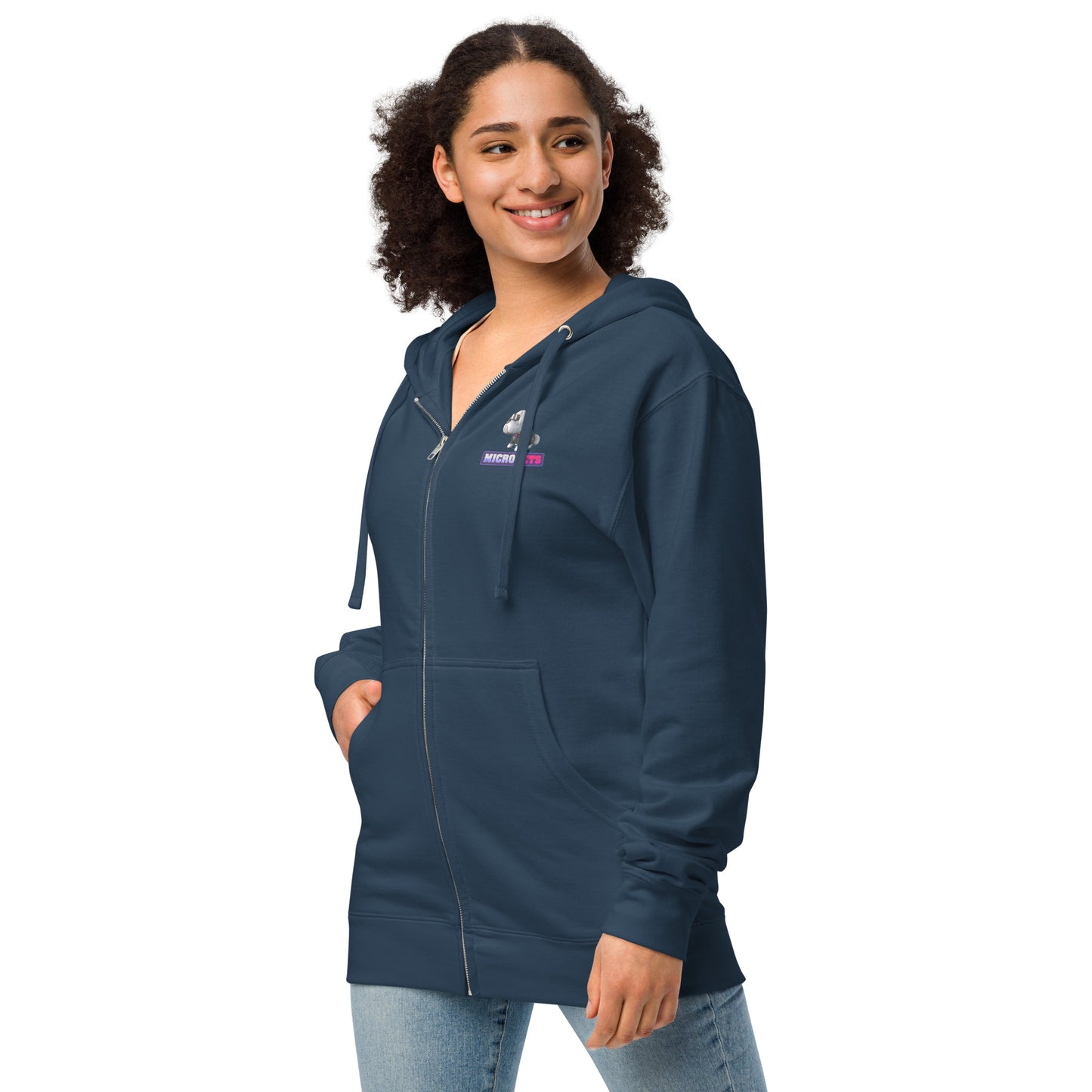 Micropets Hoge Unisex Fleece Zip Up Hoodie