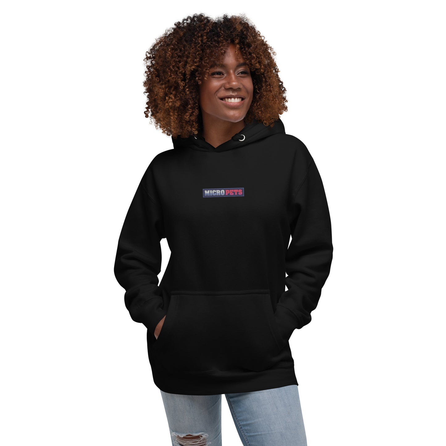 Micropets Embroidered Logo Unisex Hoodie