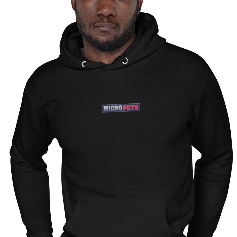 Micropets Embroidered Logo Unisex Hoodie