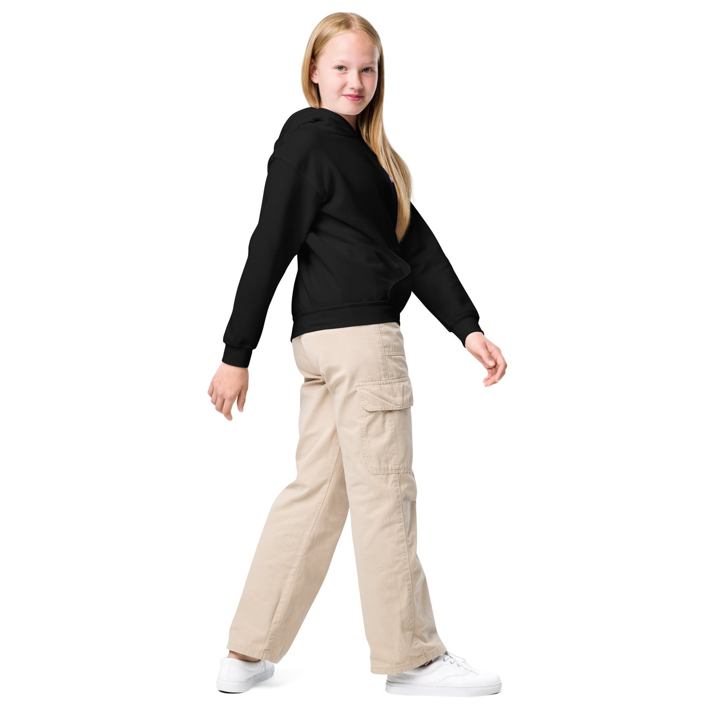 Youth Heavy Blend Hoodie with MicroPets Hoge Pet