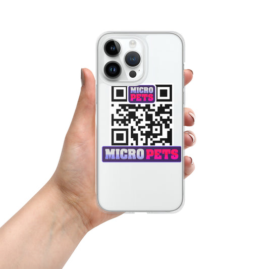 Clear Case for iPhone® with MicroPets Logo