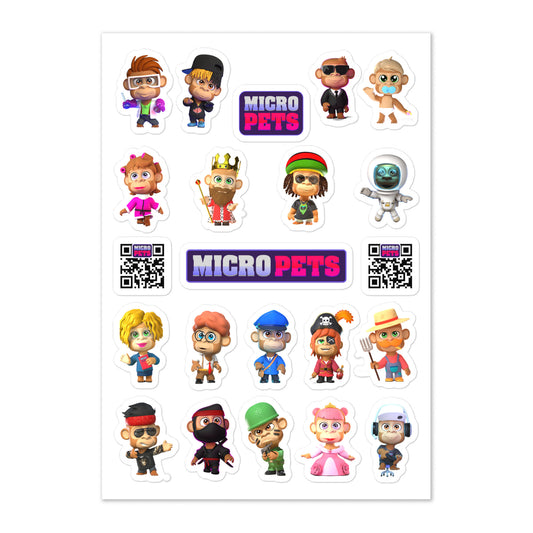 Season 3 Apes Sticker sheet