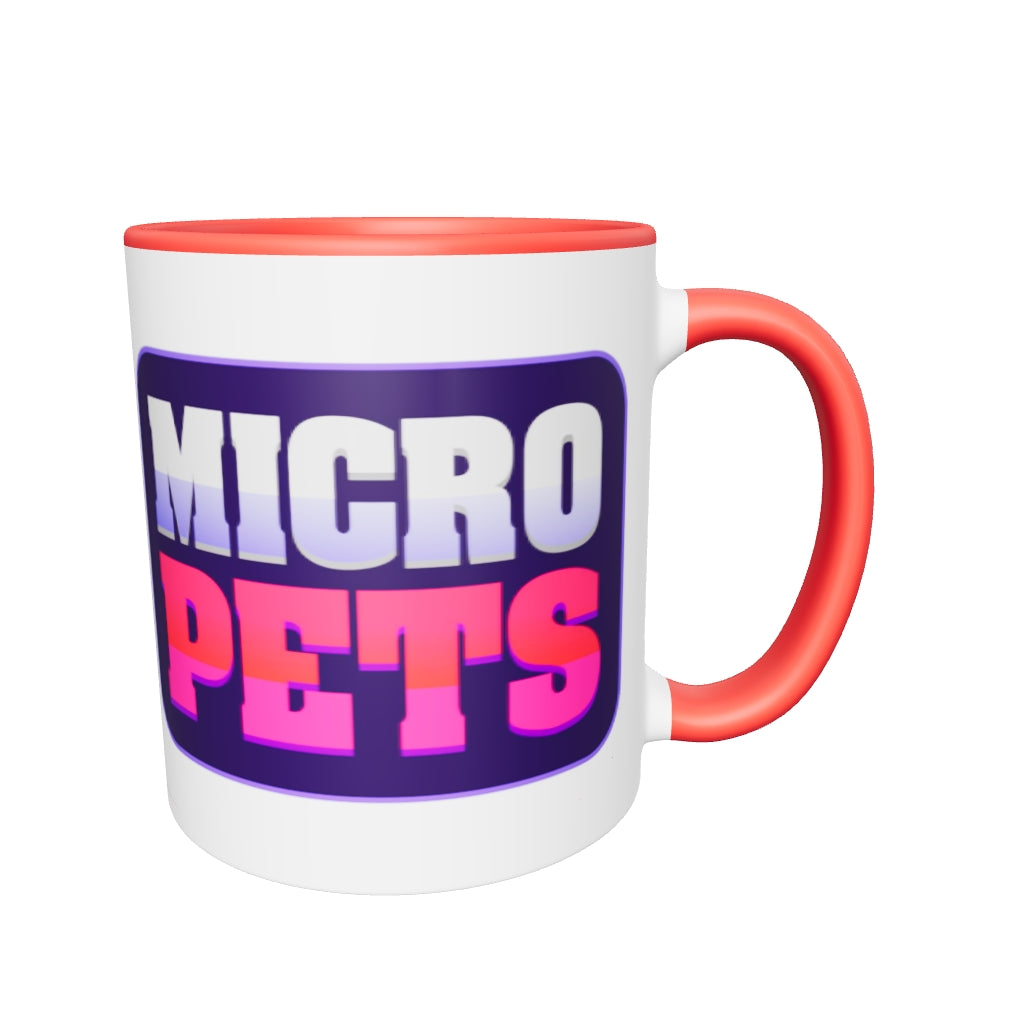 MicroPets Logo Mug with Vibrant Interior