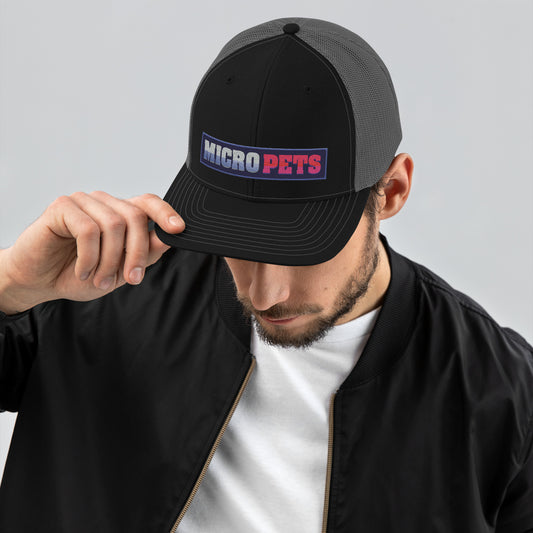 Micropets Embroidered Logo Trucker Cap