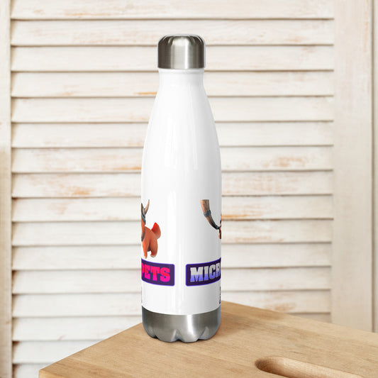 MicroPets Floki Stainless Steel Water Bottle